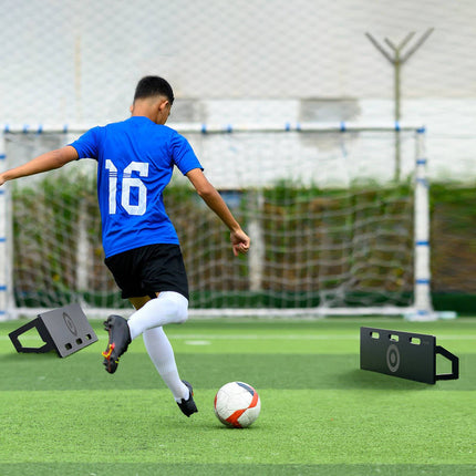 Soccer Rebounder Board 40 x 12 in, Foldable HDPE, 2 Angles