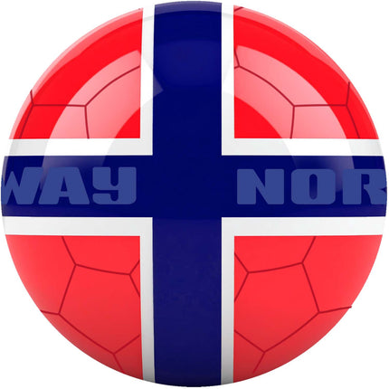 Fußballset mit Ball und Hütchen – Norwegen-Design