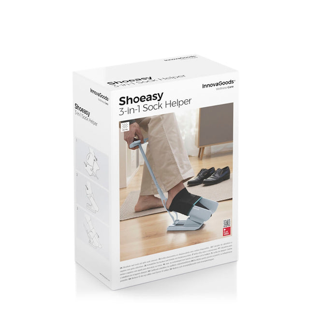 Sockenhilfe und Schuhlöffel mit Sockenauszieher Shoeasy InnovaGoods