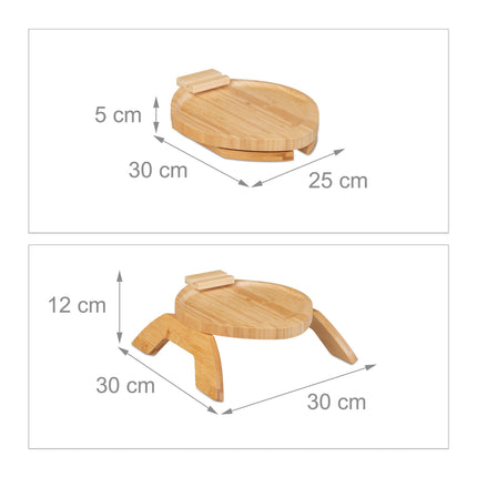 Plateau de canapé pour accoudoirs