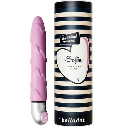 Vibrační dildo Sofia růžová