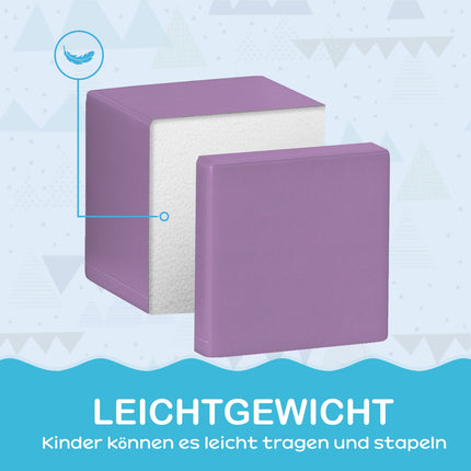 Weiche Schaumstoff-Bauklötze – 12 Riesenstücke für Kleinkinder