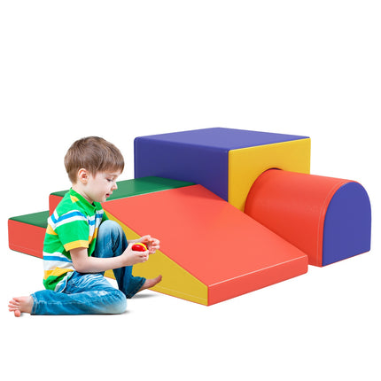 Soft foam building blocks, set of 4, for ages 1-3