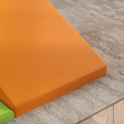 Lot de 4 blocs de construction souples en mousse, blocs de construction géants, jouets de construction pour enfants de 1 à 3 ans, similicuir et EPE