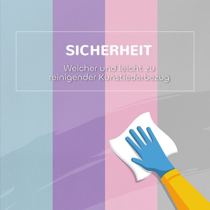 Bausteine aus Riesen-Schaumstoff, Kunstleder, 1-3 Jahre