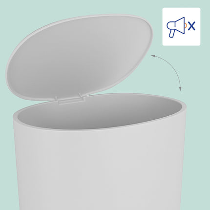 Koupelnový pedálový koš soft-close, objem 7L