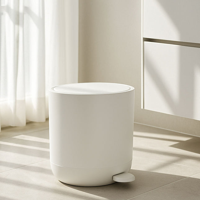 Badezimmer-Treteimer mit Soft-Close-Funktion, 7 l Fassungsvermögen