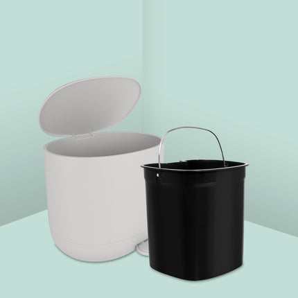 Koupelnový pedálový koš soft-close, objem 7L