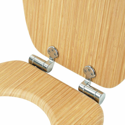 Toilettensitz aus MDF mit Absenkautomatik, verstellbare Scharniere