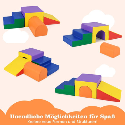 Soft-Schaum-Kletterbausteine-Set – 4-teilig für Kinder