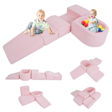 Weichschaum-Spielset für Kleinkinder – Inklusive Bällebad