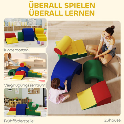 Soft-Play-Bausteine-Set für Babys & Kleinkinder, 5-teilig