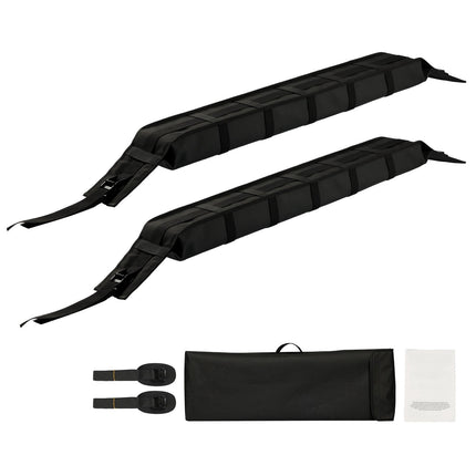 Soft Roof Rack Pads, 33-Inch, 176 lb, 2 Straps