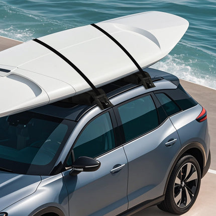 Soft Roof Rack Pads, 33-Inch, 176 lb, 2 Straps