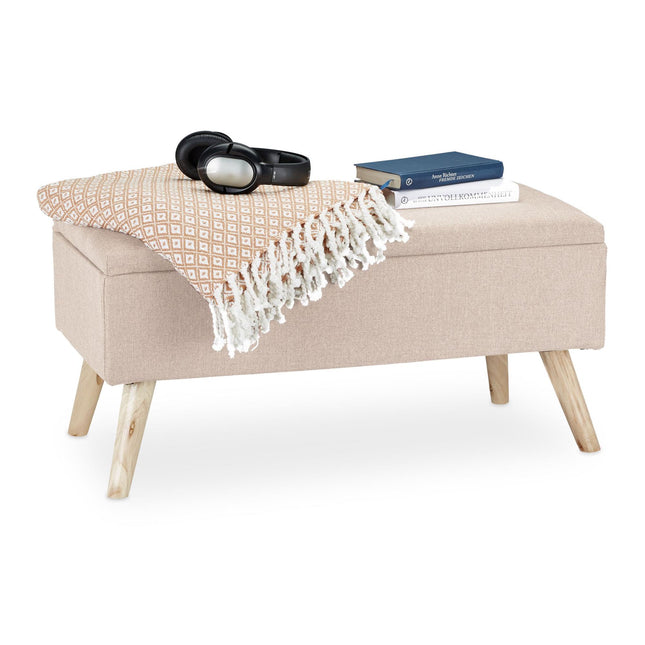 Soft bench with storage