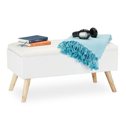 Banc moelleux avec rangement