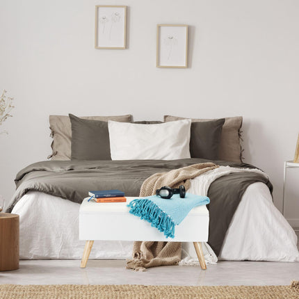 Banc moelleux avec rangement