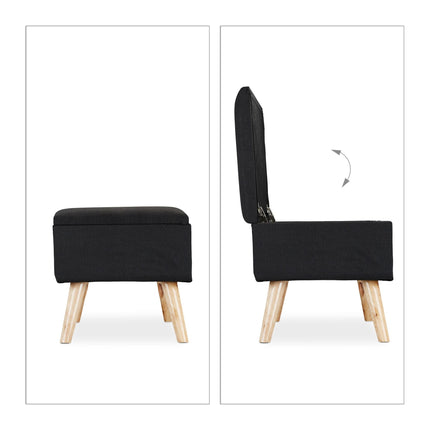 Banc moelleux avec rangement
