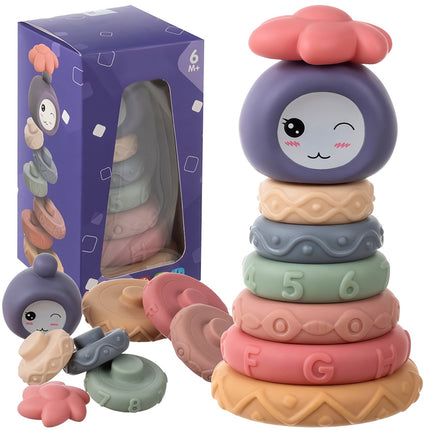 Měkké senzorické kostky - 8 ks Kruzzel 25116