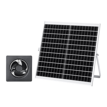 Solar Exhaust Fan, 20W Panel, Battery, 220 CFM