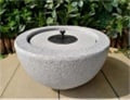 Solar-Gartenbrunnen mit LED-Beleuchtung, 3 Sprühdüsen