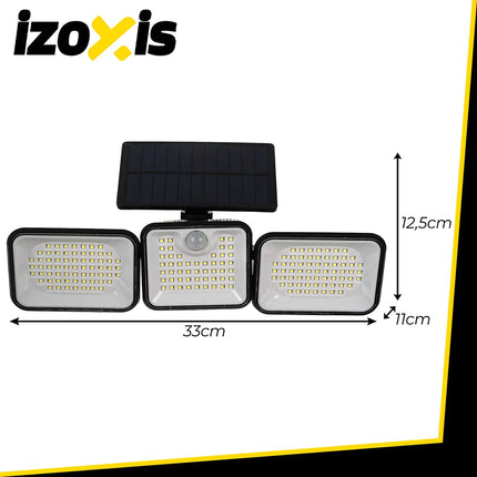 Solar-Gartenlampe 180 LED mit Bewegungsmelder, IP65