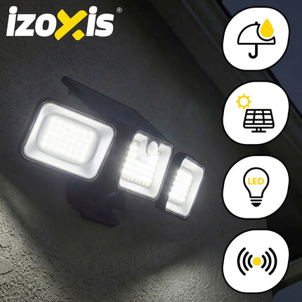 Solar-Gartenlampe 180 LED mit Bewegungsmelder, IP65