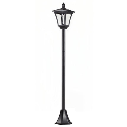 Solar-LED-Gartenwegleuchte – 40 Lumen, schwarz, 160 cm