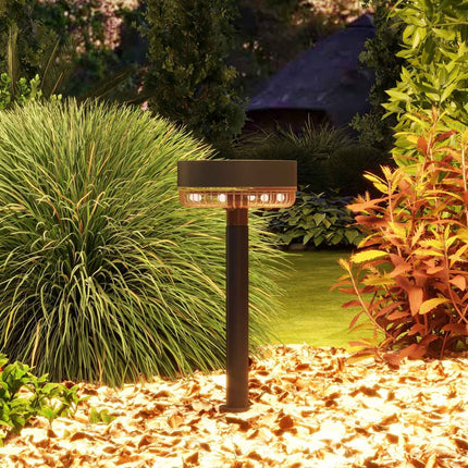 3er-Pack Solar Gartenleuchten, Warmweiß, IP65 Wasserdicht