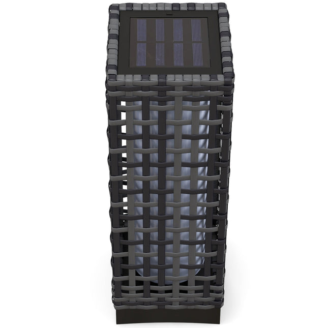 Wasserdichte Rattan Solar Wegleuchte, Auto Sensor LED-Lampe