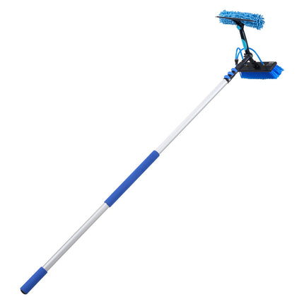 Solar Panel Cleaning Kit 6.06m Water Fed Pole with Rotating Brush