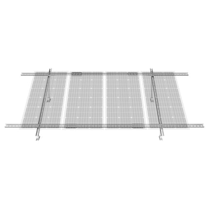 Solar Panel Ground Mount Bracket, 30–60, 1–4 Panels