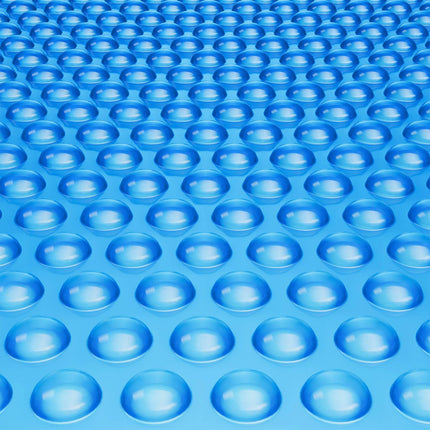 Solar Pool Cover, 28 x 14 ft Rectangle, 12 Mil Blue