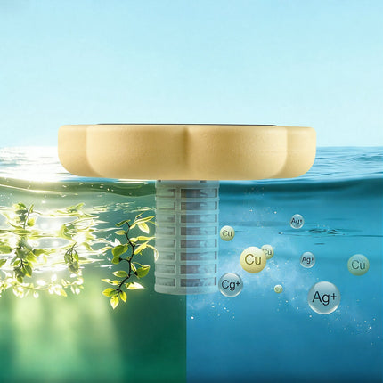 Solar Pool Ionizer, Floating Copper Anode, 45,000 Gallons