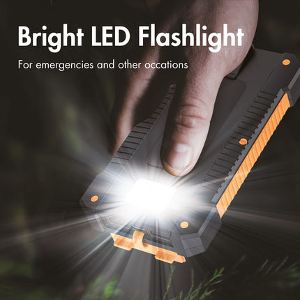 Solar Powerbank 6000mAh 2xUSB-A 10W