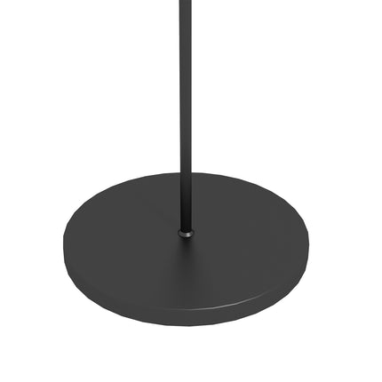 Solar Rattan Floor Lamp, Warm Light, Auto On/Off