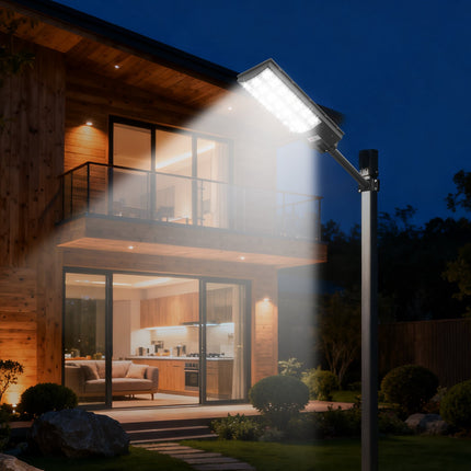 Solar Street Lights, 3-Pack, Motion Sensor, IP65