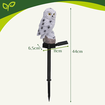 Lampe solaire de jardin - hibou Gardlov 23847