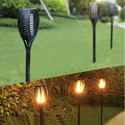Solární zahradní lampa - pochodeň 23559