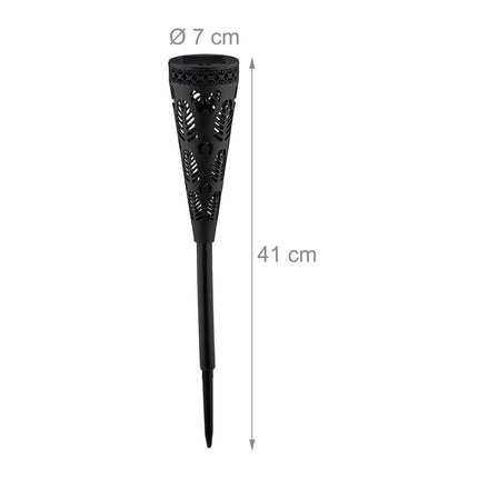 Solar lamp with light effect