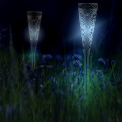 Solar lamp with light effect