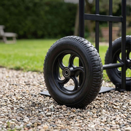 Solid Rubber Wheelbarrow Wheels, 3.25-8, Set of 2