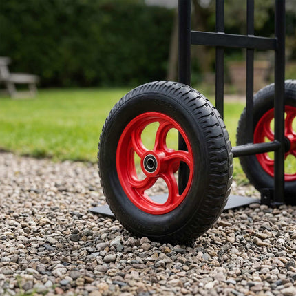 Solid Rubber Wheelbarrow Wheels, 3.25-8, Set of 2