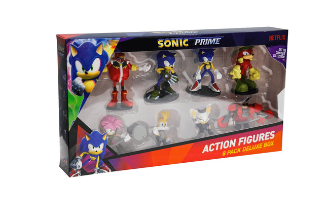 Sonic Gelenk-Actionfiguren 8er-Pack 7,5 cm