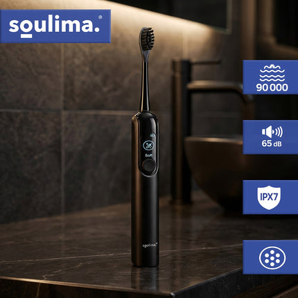 Schallzahnbürste, 90.000 U/min, 6 Bürstenköpfe