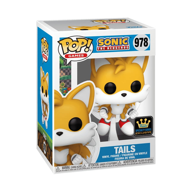 Sonic Tails Funko Pop! Vinyl Figur – Beflockte Chase Edition
