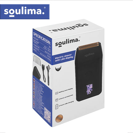 Soulima Bartrasierer mit LED-Anzeige