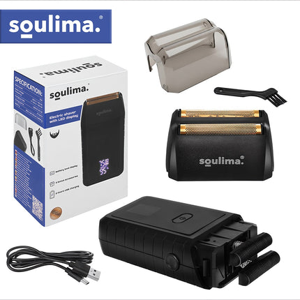 Soulima Bartrasierer mit LED-Anzeige