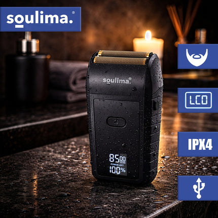 Soulima Bartrasierer mit LED-Anzeige