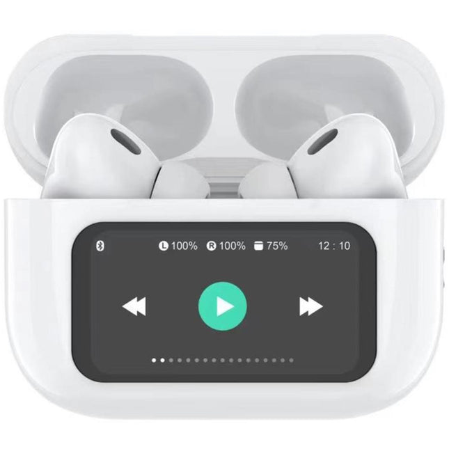 SoundLED True Wireless Bluetooth-Headset mit LED-Anzeige ANC &amp; ENC Weiß